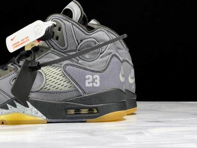 Black CT8480-001 Off-White Jordan x Air 5 1211